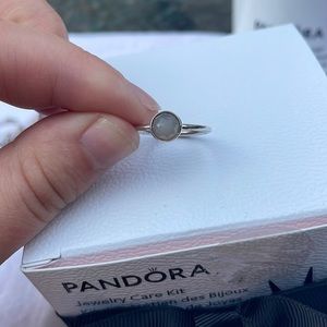 Pandora June Birthstone Ring size 56 or 7.5